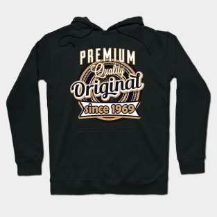 Birthday 1969 Premium Quality vintage Logo Hoodie